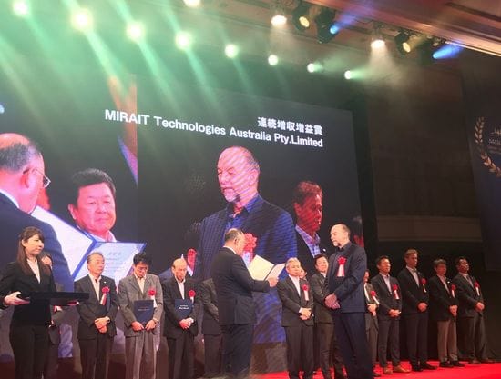 MIRAIT Technologies Australia recognised at Osaka awards event MIRAIT Technologies Australia recognised at Osaka awards event
