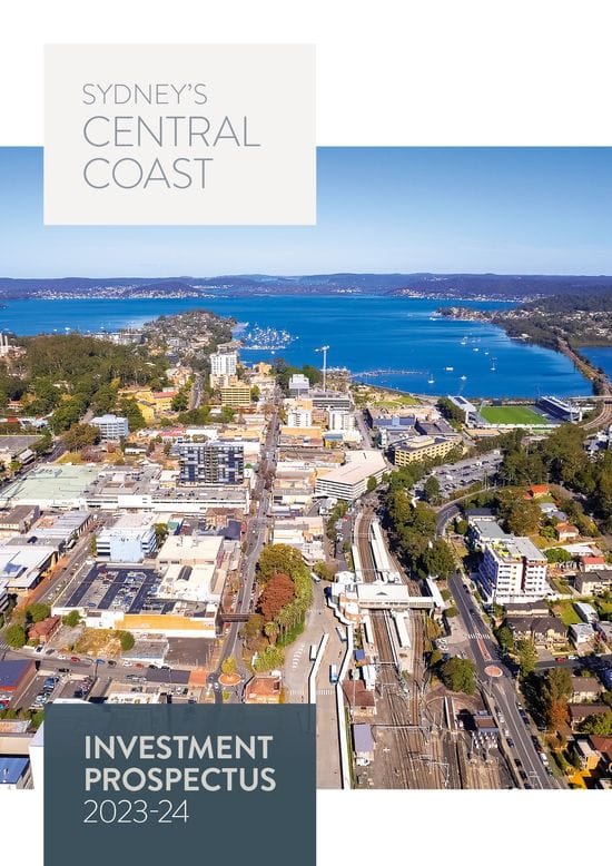Central Coast Investment Prospectus Central Coast Investment Prospectus